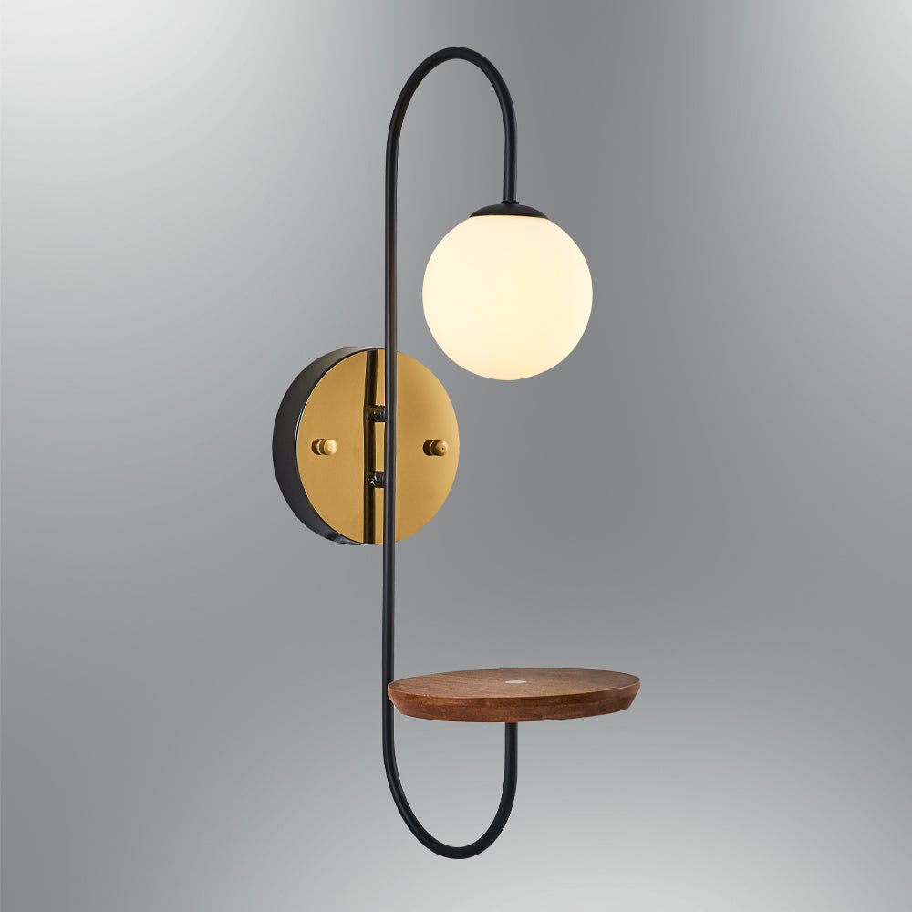 Adomum 3056-APL - Wandlamp met opaalglas