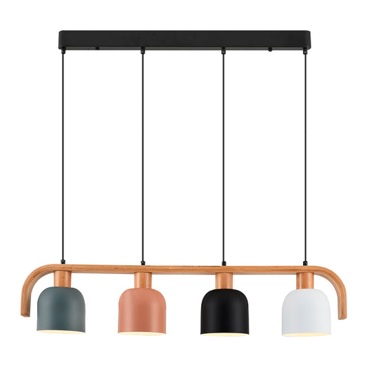 Adomum 3427-4AS - Modern/Industriële Hanglamp