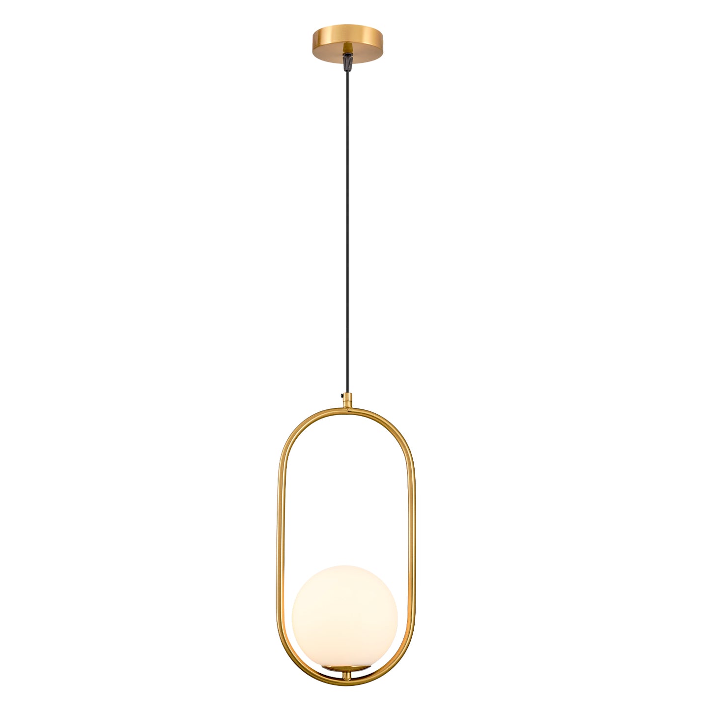 Adomum 4076-1 - Modern Hanglamp met opaalglas