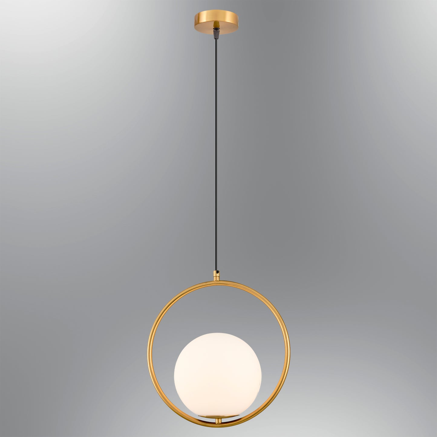 Adomum 4076-2 - Hanglamp met opaalglas