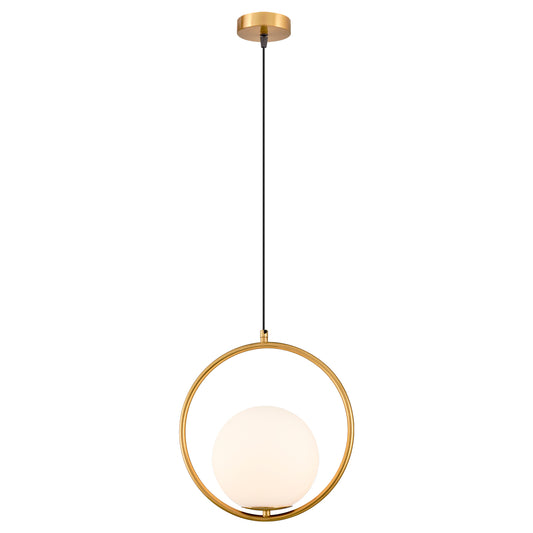 Adomum 4076-2 - Hanglamp met opaalglas