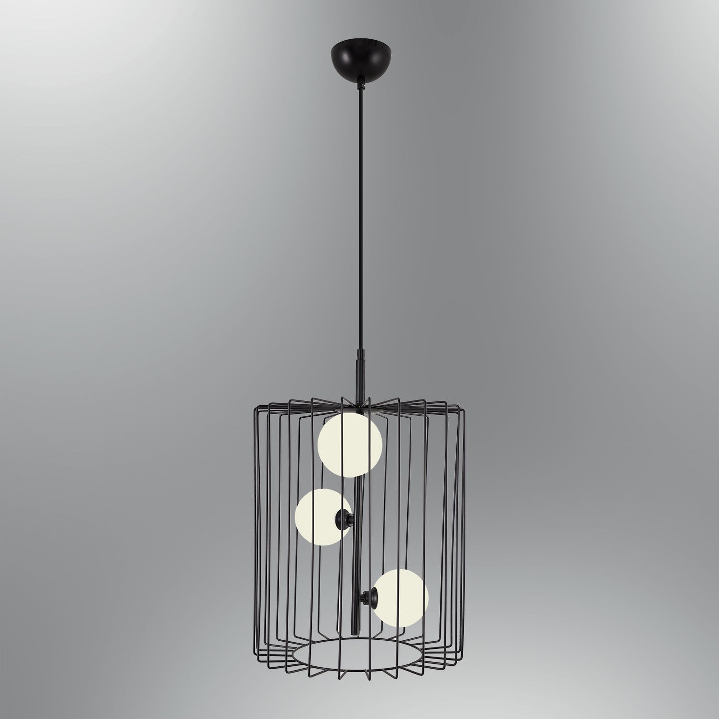 Adomum 4111 - Hanglamp Kooi met opaalglas